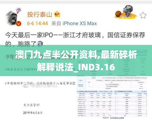 澳门九点半公开资料,最新碎析解释说法_IND3.16