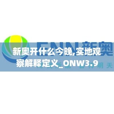 新奥开什么今晚,实地观察解释定义_ONW3.91