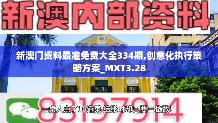 新澳门资料最准免费大全334期,创意化执行策略方案_MXT3.28