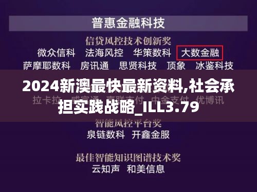 2024新澳最快最新资料,社会承担实践战略_ILL3.79