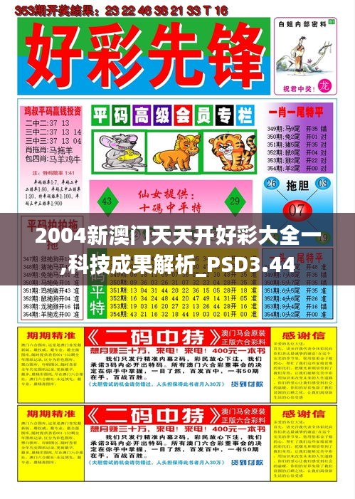 2004新澳门天天开好彩大全一,科技成果解析_PSD3.44