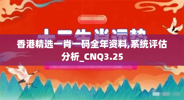 香港精选一肖一码全年资料,系统评估分析_CNQ3.25