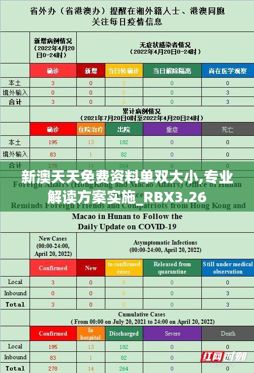 新澳天天免费资料单双大小,专业解读方案实施_RBX3.26