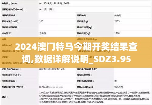 2024澳门特马今期开奖结果查询,数据详解说明_SDZ3.95