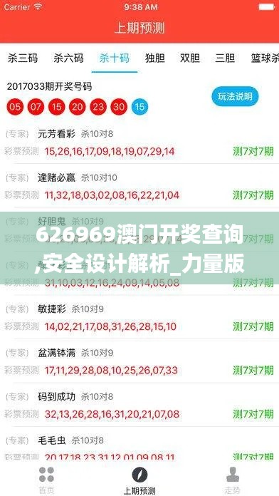 626969澳门开奖查询,安全设计解析_力量版FOP4.45