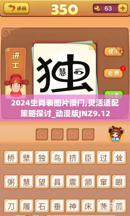 2024生肖表图片澳门,灵活适配策略探讨_动漫版JNZ9.12