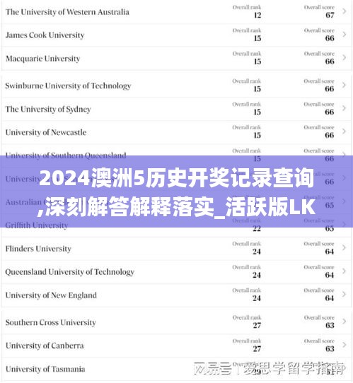 2024澳洲5历史开奖记录查询,深刻解答解释落实_活跃版LKH8.75