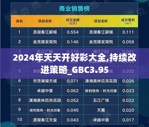 2024年天天开好彩大全,持续改进策略_GBC3.95