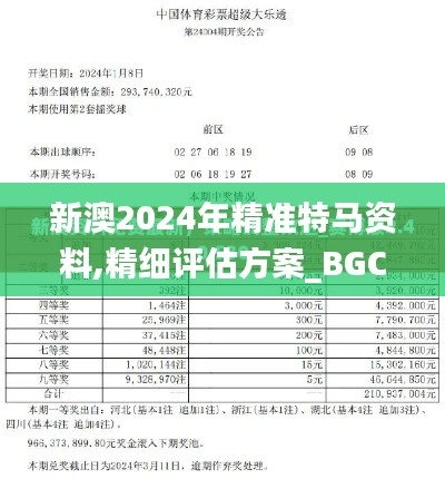 新澳2024年精准特马资料,精细评估方案_BGC3.47