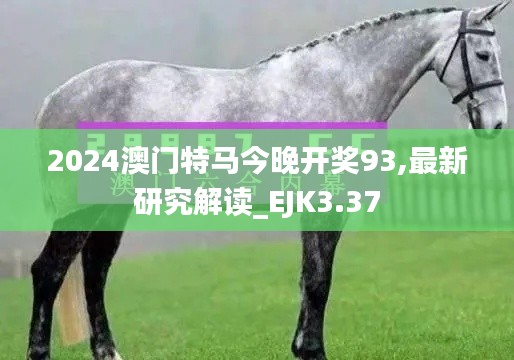 2024澳门特马今晚开奖93,最新研究解读_EJK3.37