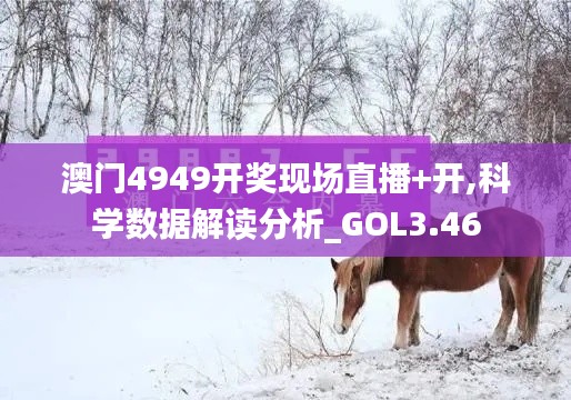 澳门4949开奖现场直播+开,科学数据解读分析_GOL3.46