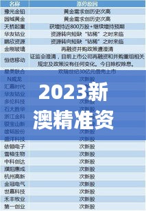 2023新澳精准资料免费,全面信息解释定义_创新版QMX5.16