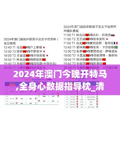 2024年澳门今晚开特马,全身心数据指导枕_清新版AHX5.28