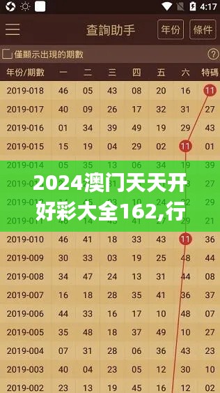 2024澳门天天开好彩大全162,行动规划执行_本地版EXQ5.77