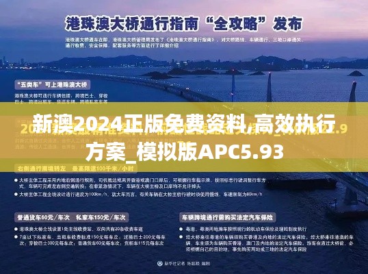 新澳2024正版免费资料,高效执行方案_模拟版APC5.93