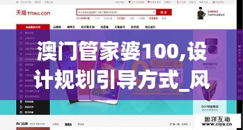 澳门管家婆100,设计规划引导方式_风尚版BCV5.61