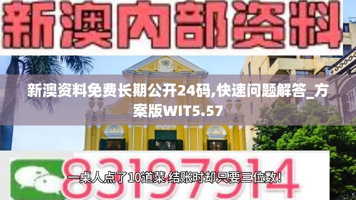 新澳资料免费长期公开24码,快速问题解答_方案版WIT5.57