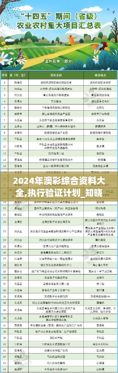 2024年澳彩综合资料大全,执行验证计划_知晓版HHJ5.68