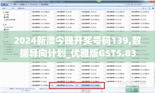 2024新澳今晚开奖号码139,数据导向计划_优雅版GST5.83