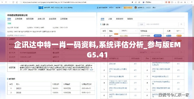 企讯达中特一肖一码资料,系统评估分析_参与版EMG5.41