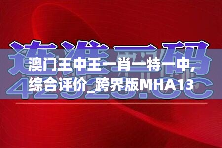 澳门王中王一肖一特一中,综合评价_跨界版MHA13.62