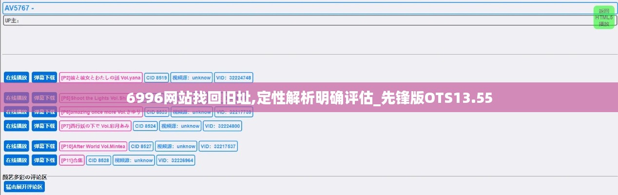 6996网站找回旧址,定性解析明确评估_先锋版OTS13.55
