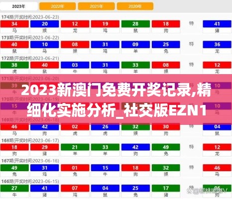 2023新澳门免费开奖记录,精细化实施分析_社交版EZN13.18