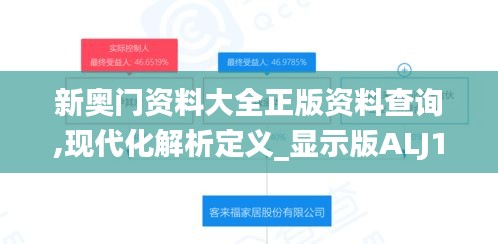 新奥门资料大全正版资料查询,现代化解析定义_显示版ALJ13.71