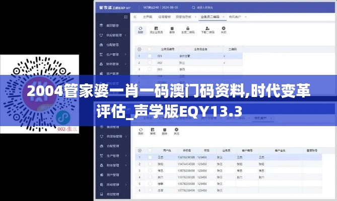 2004管家婆一肖一码澳门码资料,时代变革评估_声学版EQY13.3