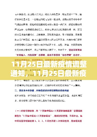 最新疫情调整通知发布，逐步优化防控措施，科学精准应对疫情挑战