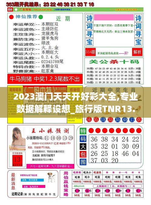 2023澳门天天开好彩大全,专业数据解释设想_旅行版TNR13.50