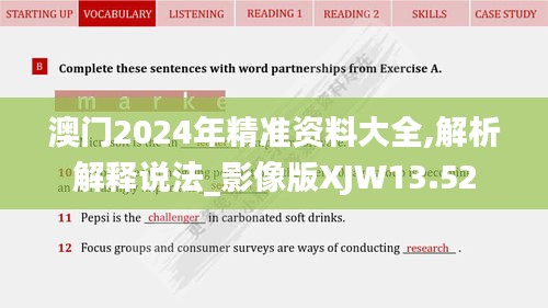 澳门2024年精准资料大全,解析解释说法_影像版XJW13.52