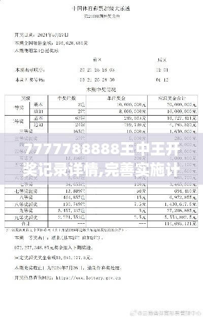 7777788888王中王开奖记录详情,完善实施计划_单独版QSX13.4