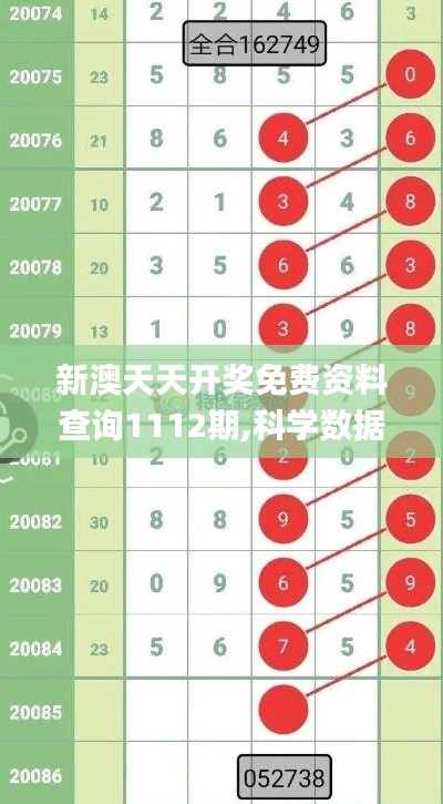 新澳天天开奖免费资料查询1112期,科学数据解读分析_妹妹版WTZ13.6