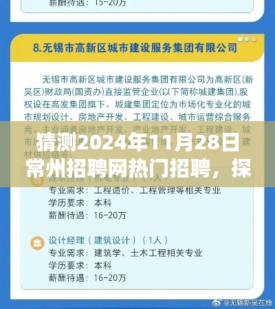 探秘常州招聘网，热门职位预测与小巷深处的招聘宝藏店（未来抢先知）