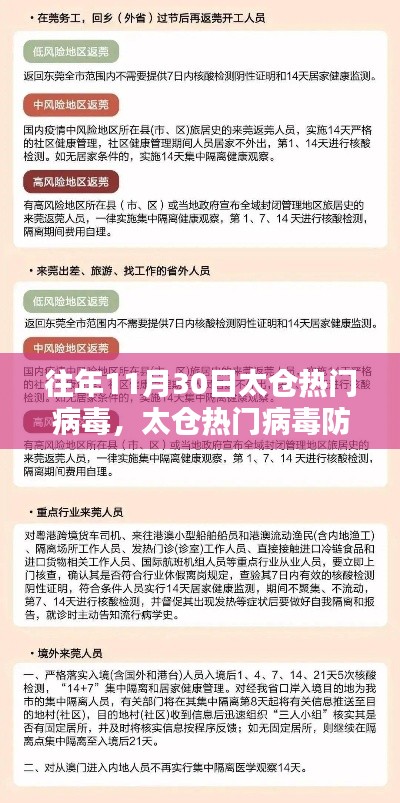 太仓热门病毒防范指南，如何安全度过往年11月30日及日常防护须知