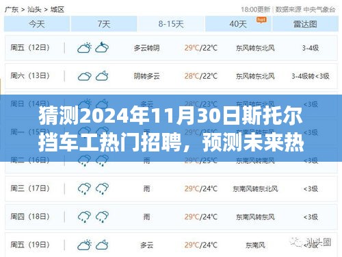 斯托尔挡车工热门招聘趋势预测，岗位展望（至2024年11月30日）