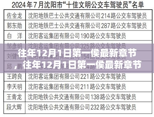 揭开神秘面纱下的精彩世界，往年12月1日第一侯最新章节速递