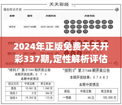 2024年正版免费天天开彩337期,定性解析评估_复古款73.525-9