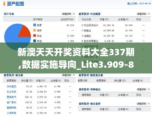 新澳天天开奖资料大全337期,数据实施导向_Lite3.909-8