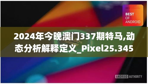 2024年今晚澳门337期特马,动态分析解释定义_Pixel25.345-5