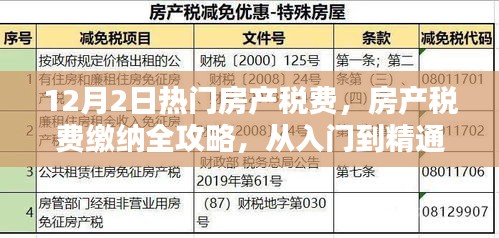 房产税费缴纳全攻略，从入门到精通，适用于初学者与进阶用户（12月最新更新）