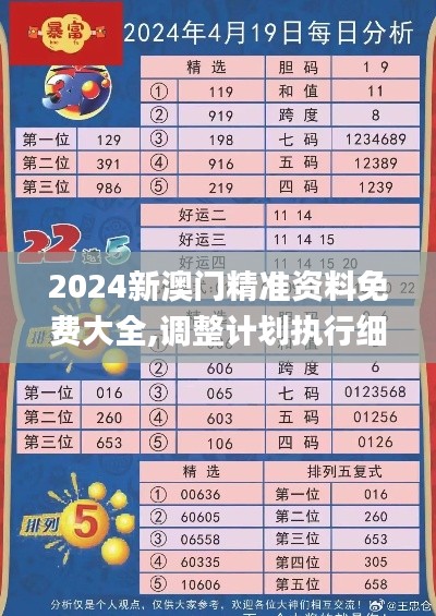 2024新澳门精准资料免费大全,调整计划执行细节_苹果款113.565-4