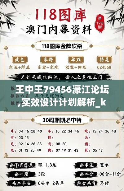 王中王79456濠江论坛,实效设计计划解析_kit25.839-9