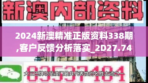 2024新澳精准正版资料338期,客户反馈分析落实_2D27.749-7