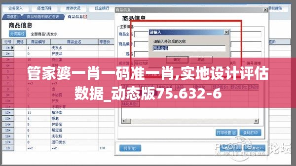 管家婆一肖一码准一肖,实地设计评估数据_动态版75.632-6