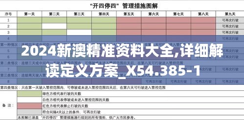 2024新澳精准资料大全,详细解读定义方案_X54.385-1