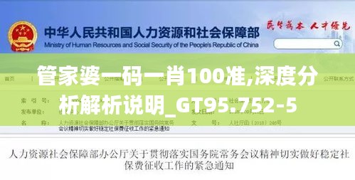 管家婆一码一肖100准,深度分析解析说明_GT95.752-5