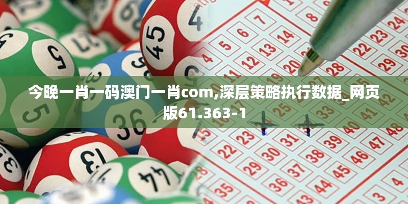 今晚一肖一码澳门一肖com,深层策略执行数据_网页版61.363-1