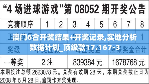 澳门6合开奖结果+开奖记录,实地分析数据计划_顶级款17.167-3